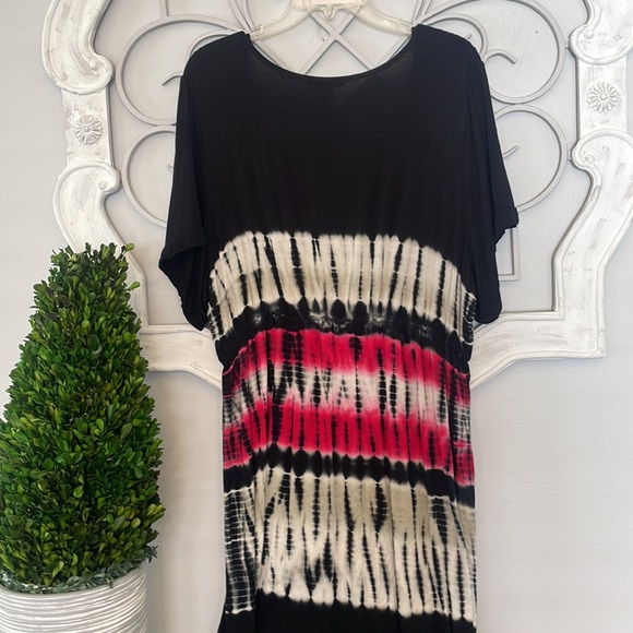 WD-NY Tie Dye Dress Knit Size 1X - Picture 3 of 6